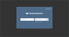 Desktop Screenshot of mediapublisher.ziber.eu